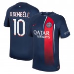 Nogometni Dresovi Paris Saint-Germain Dembele 10 Domaći 2023-24 Kratkih Rukava